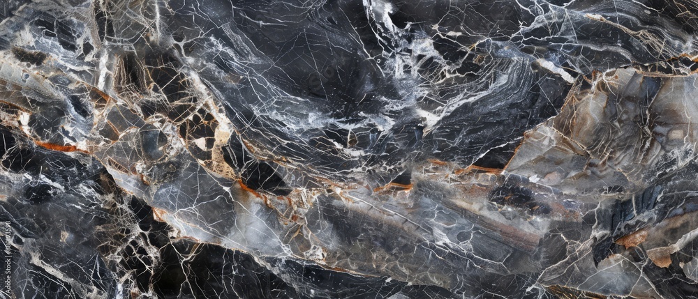 Panoramic close-up, high detail scan of weathered marble texture, Generative AI Panoramic close-up, high detail scan of weathered marble texture, Generative AI