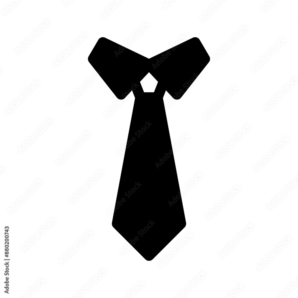 Tie Icon Vector Symbol Design Illustration