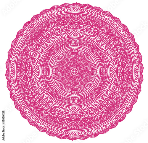 Signs and symbols. Circle pattern lotus or flower mandala art design. beauty, fashion, geometry.