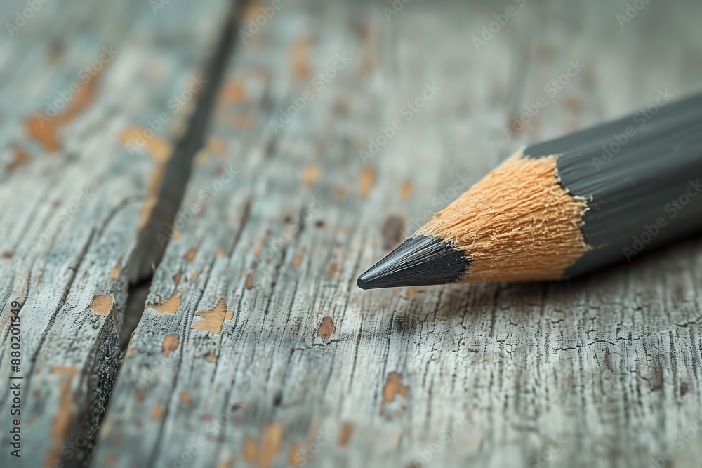 A close-up of a pencil with a sharpened tip is placed on a wooden background, creating a vibrant and visually appealing composition. A close-up of a pencil with a sharpened tip is placed on a wooden background, creating a vibrant and visually appealing composition.