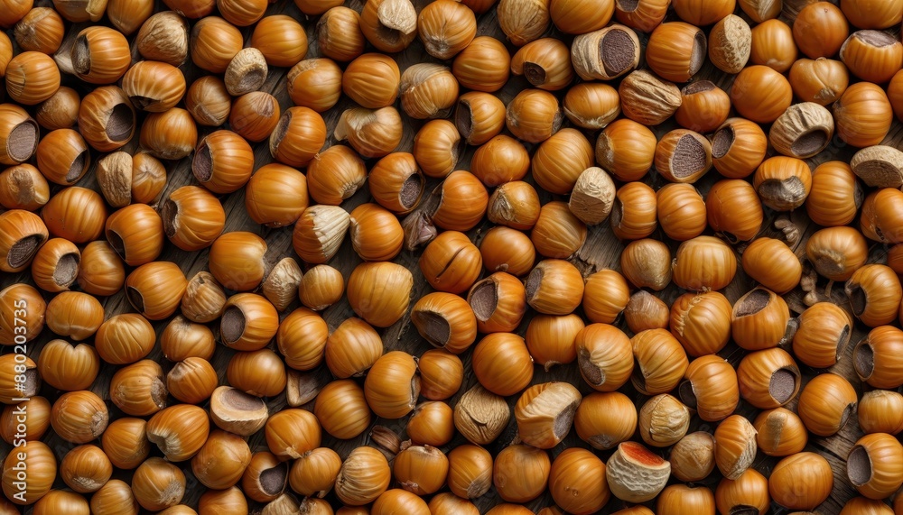 Hazelnuts Close Up. Hazelnuts Close Up.