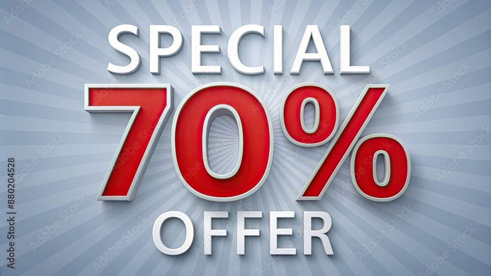 Special offer with best deal of 70% off on a variety of products, discount, promotion, sale, clearance, bargain Special offer with best deal of 70% off on a variety of products, discount, promotion, sale, clearance, bargain