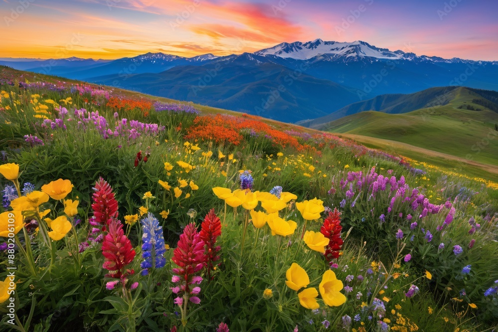 Fototapeta premium Wildflower Symphony
