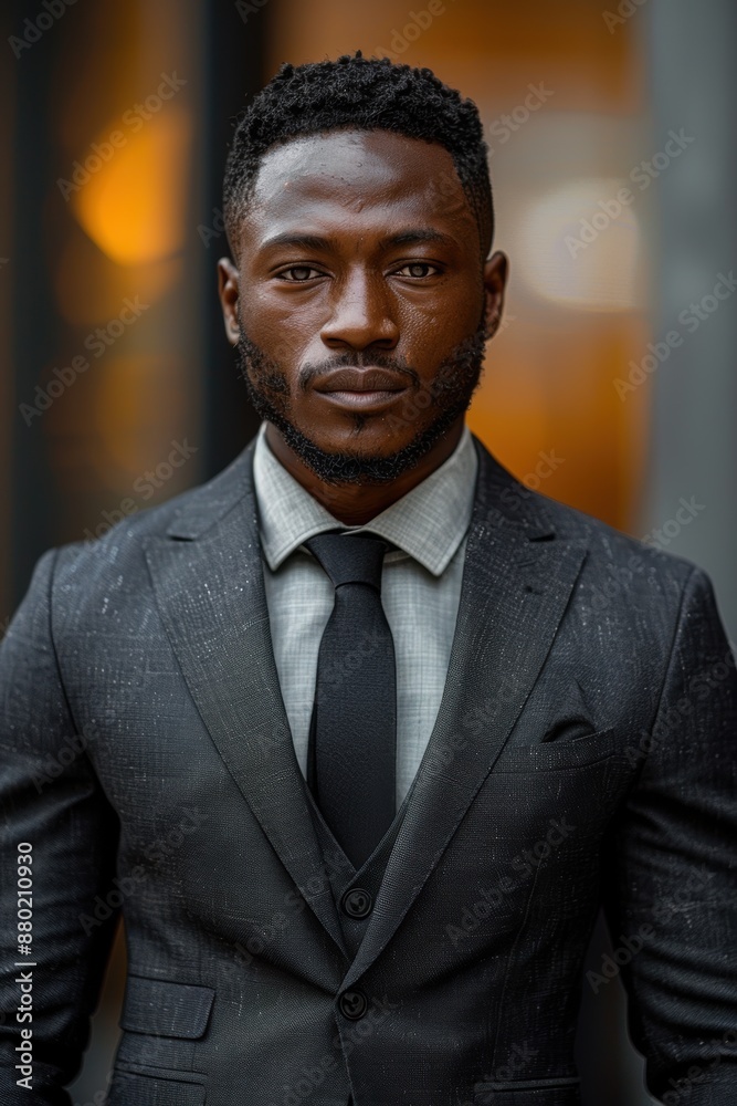 Young African Man in Suit for Stock Photography Young African Man in Suit for Stock Photography