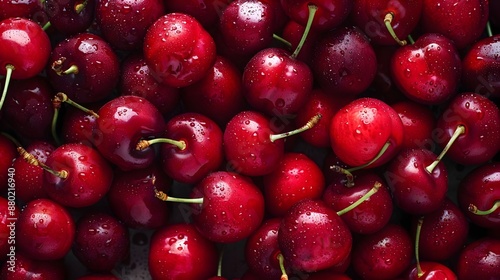 Tart cherries photography
