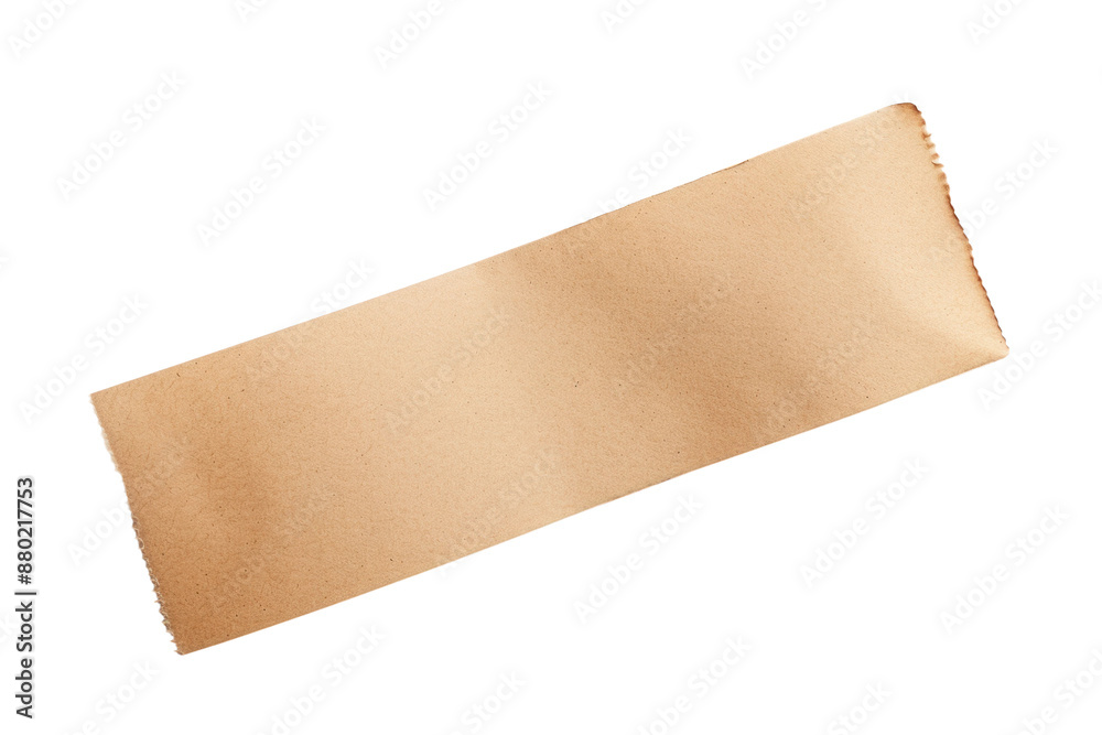 Brown Blank Sticky Note Paper Isolated on White and Transparent Background Brown Blank Sticky Note Paper Isolated on White and Transparent Background