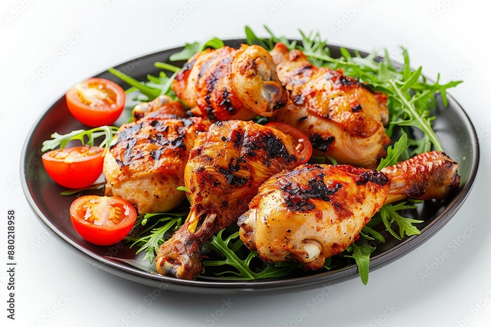 Delicious Plate of Grilled Chicken Delicious Plate of Grilled Chicken