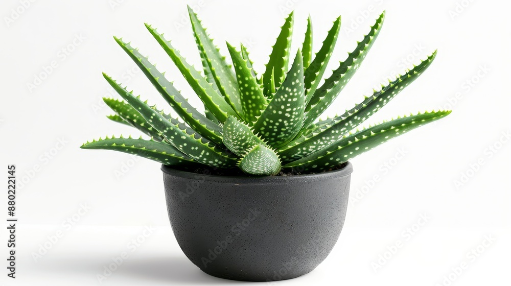 Minimalistic aloe vera plant design healthy green leaves in bright, elegant isolation Minimalistic aloe vera plant design healthy green leaves in bright, elegant isolation