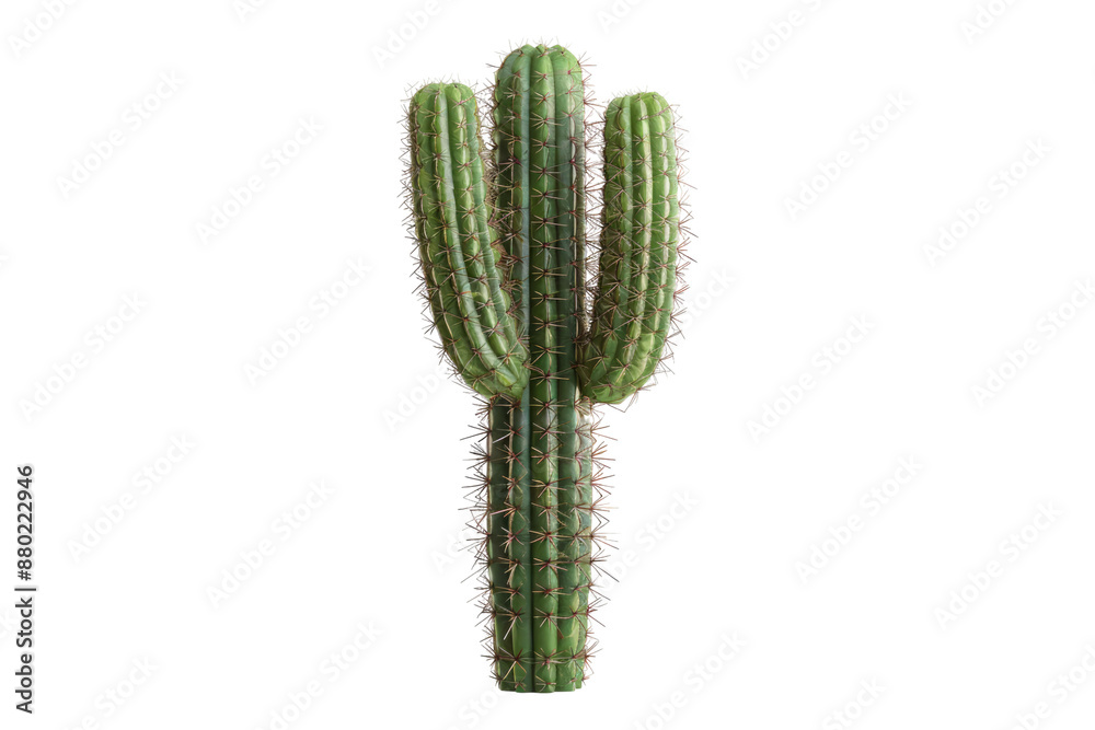 Naklejka premium Cactus isolated on transparent background