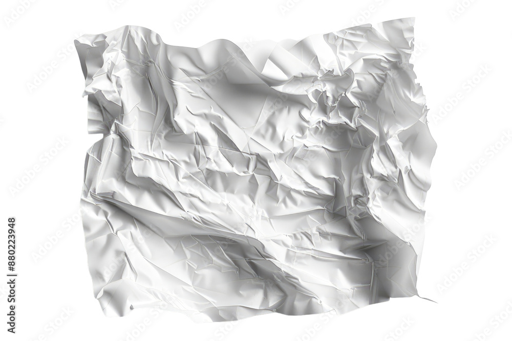 Crumbled paper isolated on transparent background Crumbled paper isolated on transparent background