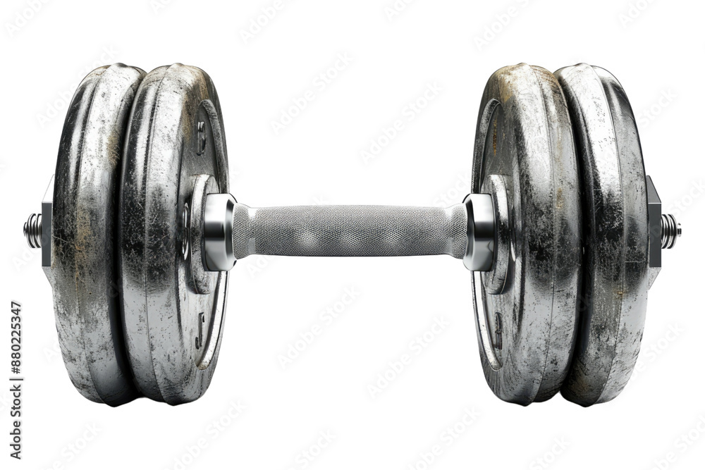 Fototapeta premium Exercise weight isolated on transparent background