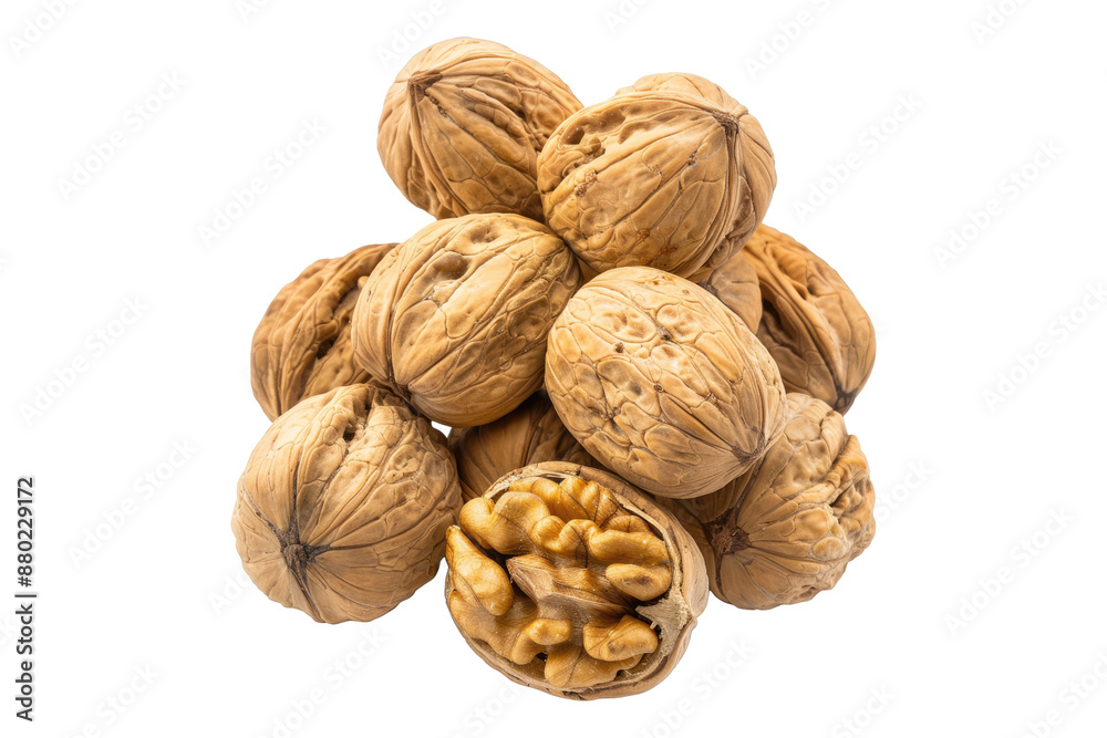 Nuts isolated on transparent background Nuts isolated on transparent background