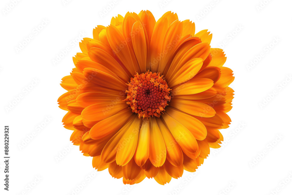 Orange flower isolated on transparent background Orange flower isolated on transparent background