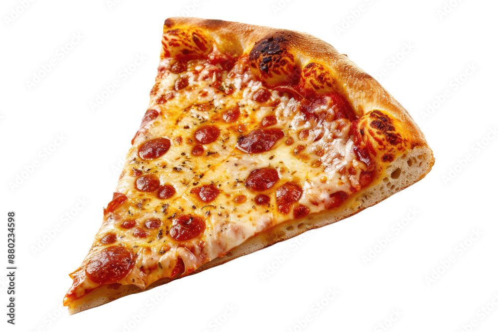 Slice of delicious pizza isolated on transparent background Slice of delicious pizza isolated on transparent background