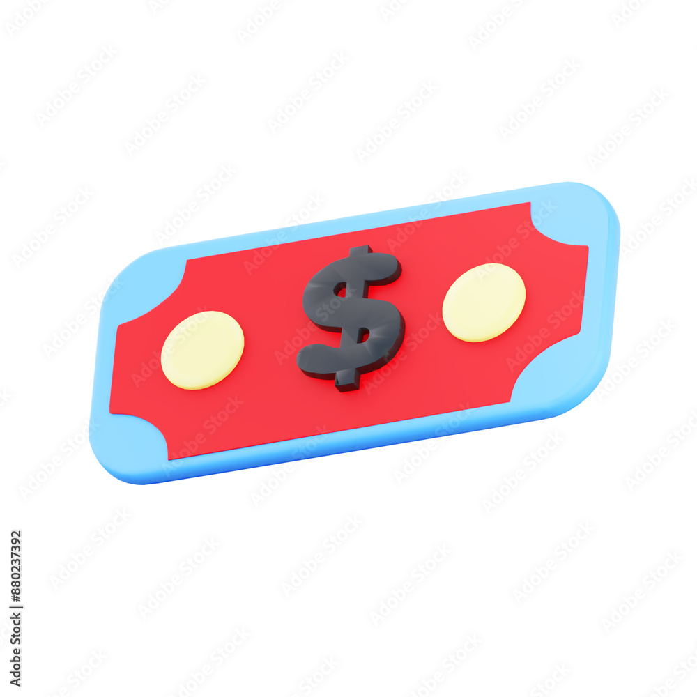 PNG of 3d banknote PNG of 3d banknote