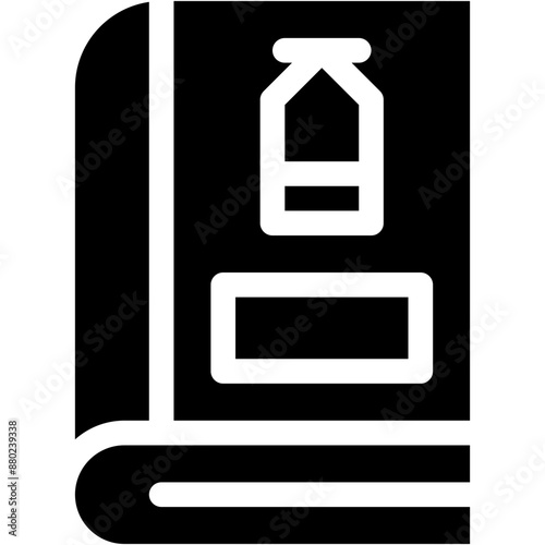 Vector Icon book, medical book, vaccine, covid, healthcare and medical Icon