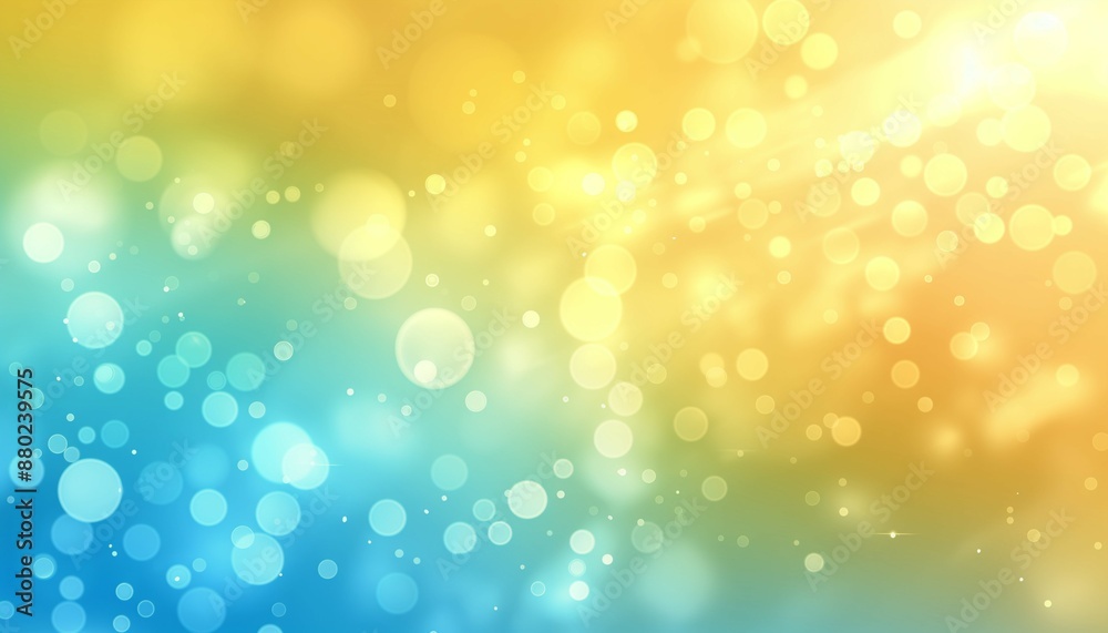 Light blue yellow gradient design banner background