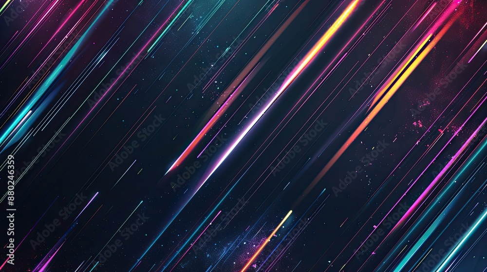 Dark mode template with neon lines, great for night-themed presentations. Dark mode template with neon lines, great for night-themed presentations.