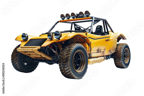 Custom Dune Buggy Isolated On Transparent Background