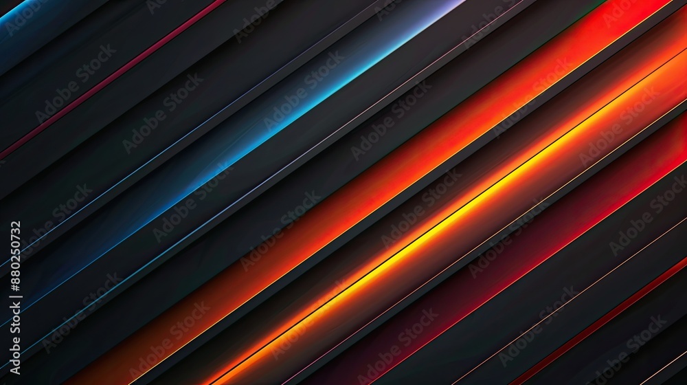 Dark mode template with neon lines, great for night-themed presentations. Dark mode template with neon lines, great for night-themed presentations.