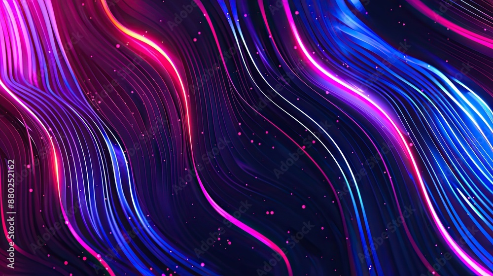 Dark mode template with neon lines, great for night-themed presentations. Dark mode template with neon lines, great for night-themed presentations.