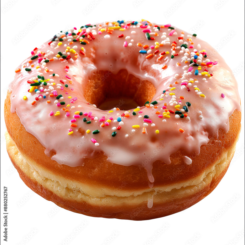 delicious donates on white background