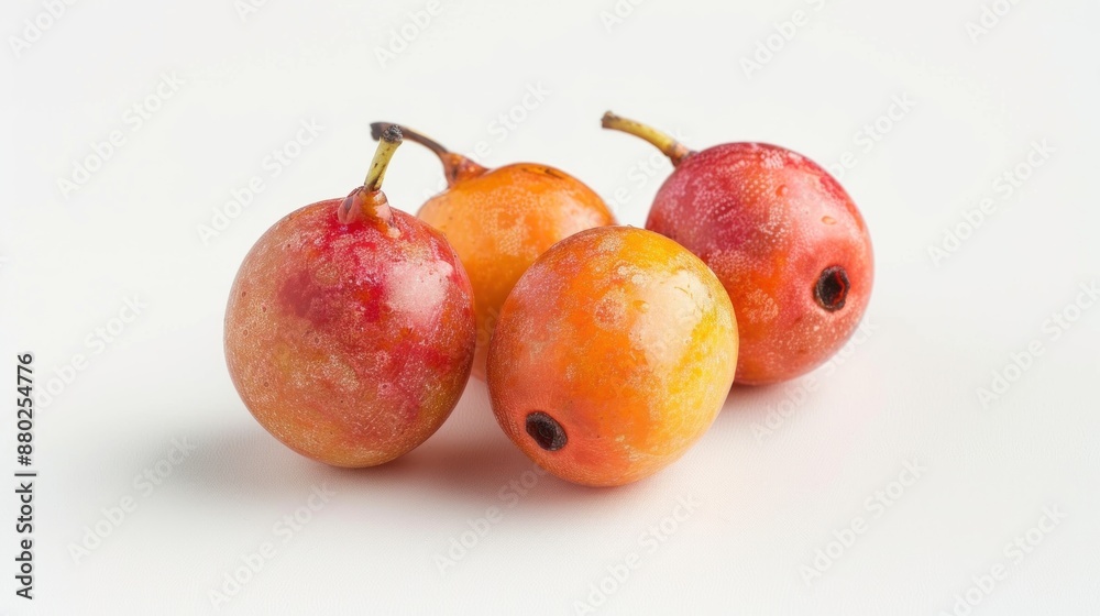 Fototapeta premium Decaisnea fruit on white background , 