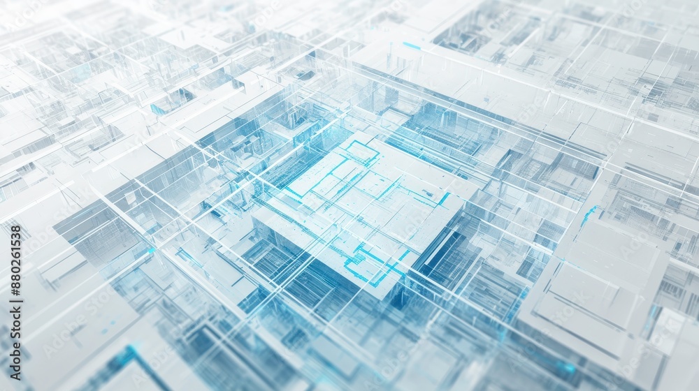 image of a squared design with blue lines and a white background image of a squared design with blue lines and a white background