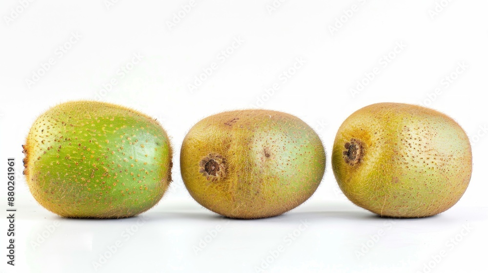 Hardy Kiwi fruit on white background , Hardy Kiwi fruit on white background ,