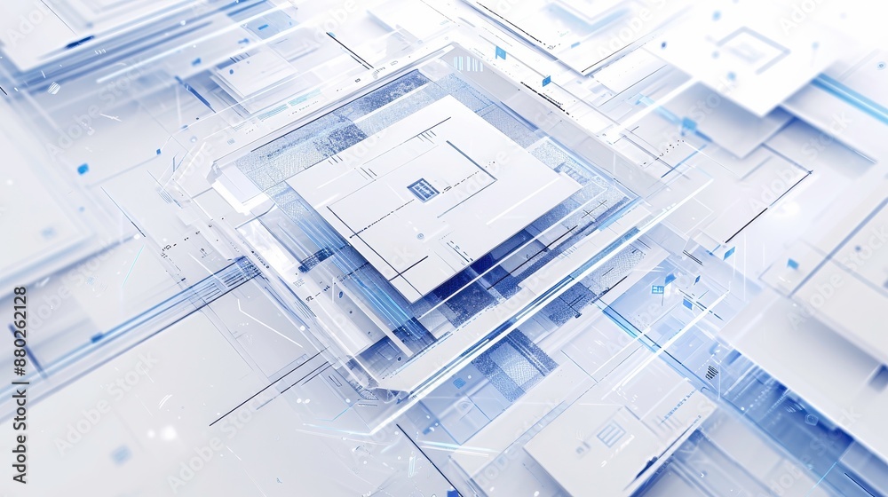 image of a squared design with blue lines and a white background image of a squared design with blue lines and a white background