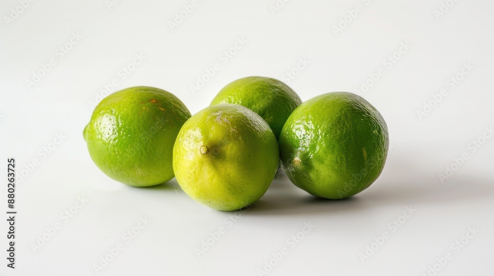 Key Lime fruit on white background , Key Lime fruit on white background ,