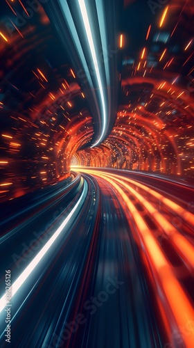Abstract Lightspeed Tunnel.