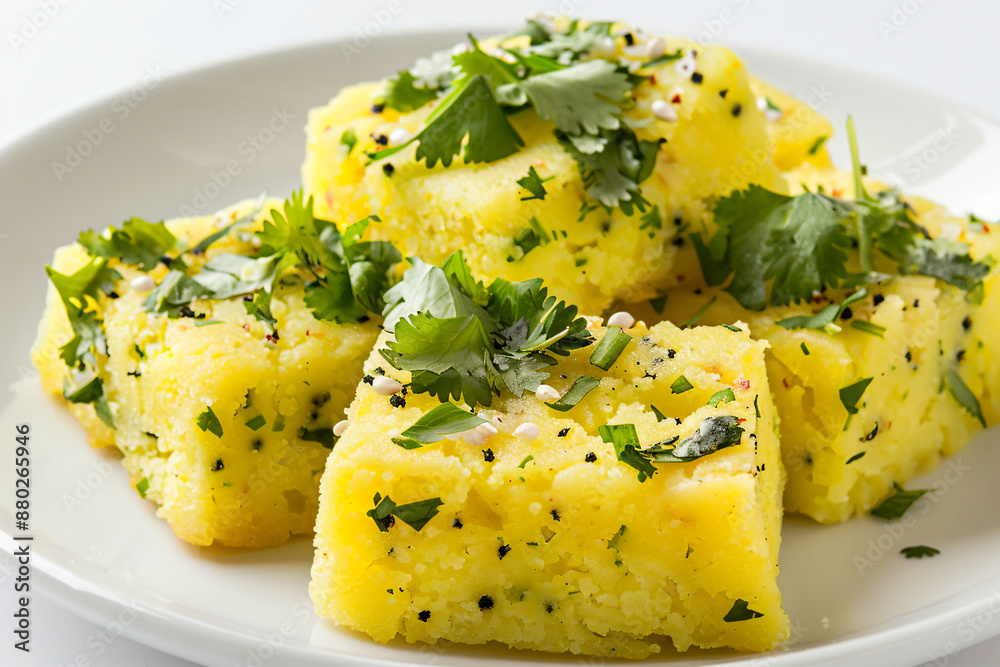 a plate of food with some sort of food on it