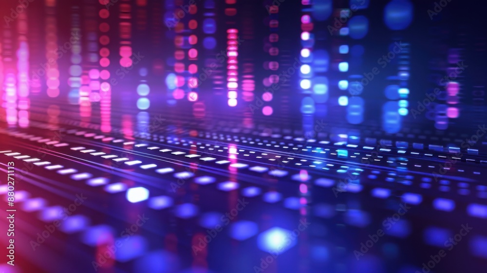 abstract digital sound equalizer. Linear wave-like sound. abstract digital sound equalizer. Linear wave-like sound.