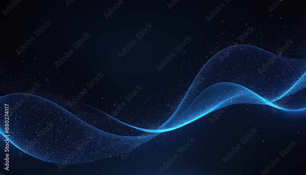 blue light dots creates a mesmerizing digital wave pattern against a dark backdrop.200 blue light dots creates a mesmerizing digital wave pattern against a dark backdrop.200