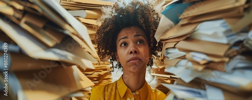 Overwhelmed Social Worker S...