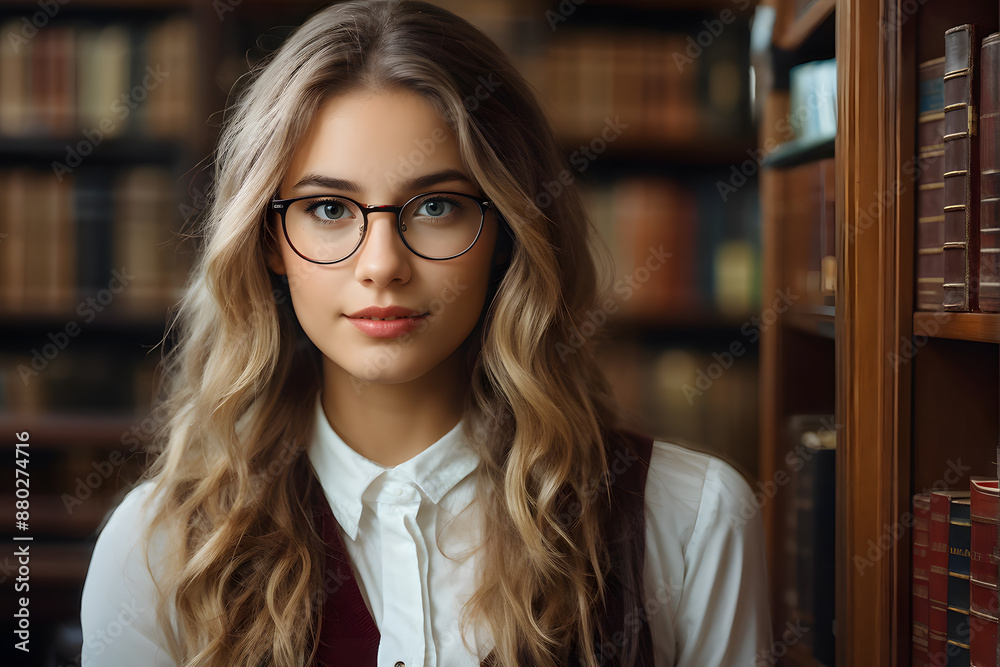 A young woman with long blonde hair A young woman with long blonde hair