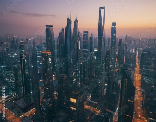 Modern  buildings, Commercial buildings