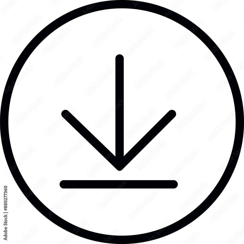 download icon vector illustration simple design