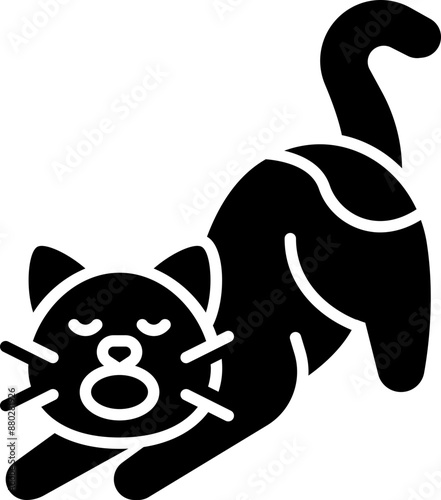 Cat sleep icon