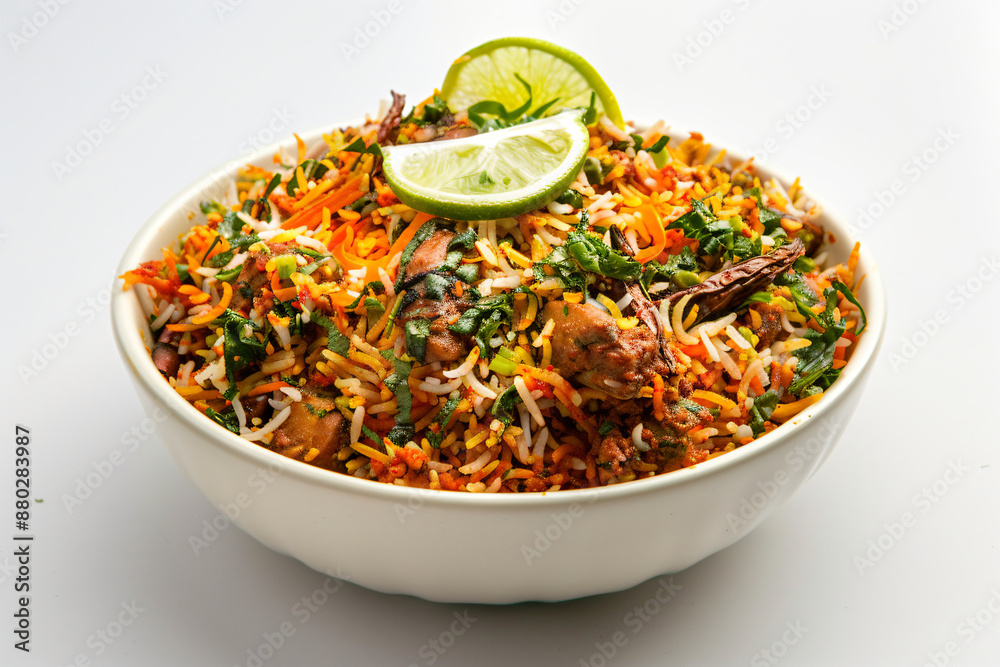 a bowl of rice with meat and vegetables a bowl of rice with meat and vegetables