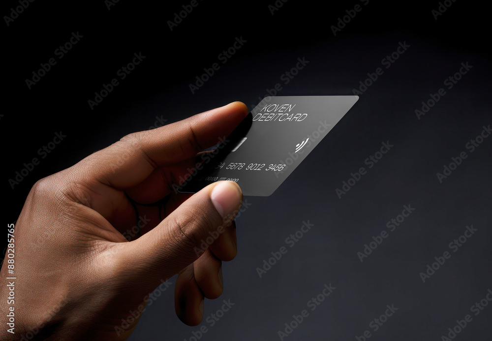 Credit Card Mockup With Generative AI Stock Template | Adobe Stock