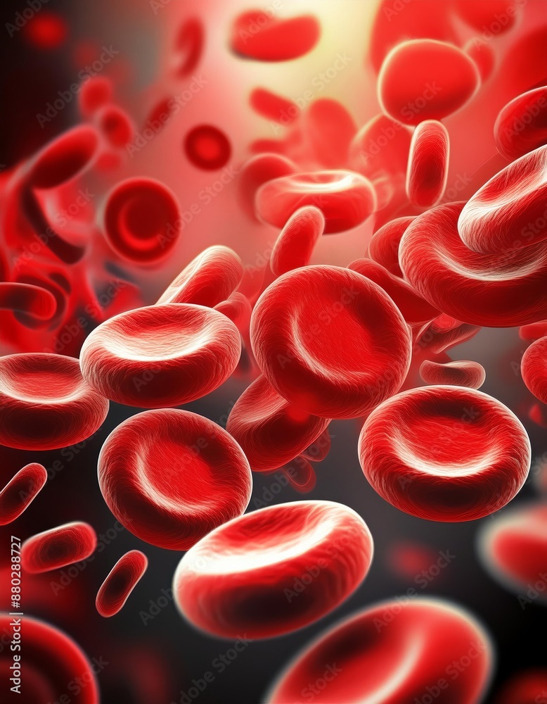Microscopic Enlargement of Blood Cells - Blood Cell flowing through Human Body, Organ or Artery - Red Blood Cells in Lifeforms - Health, Anatomy, Organisms, Medication in Science and Biology Microscopic Enlargement of Blood Cells - Blood Cell flowing through Human Body, Organ or Artery - Red Blood Cells in Lifeforms - Health, Anatomy, Organisms, Medication in Science and Biology