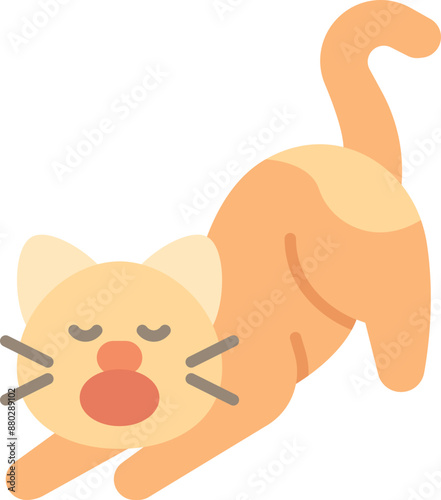 Cat sleep icon