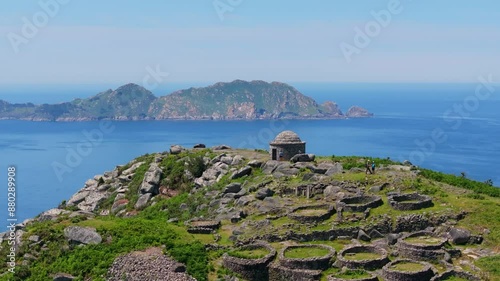 Aerial View Of O Facho de Donon And Galaico-roman Sanctuary photo