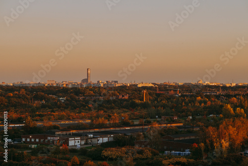 Sunrise  in Wroclaw, Sky tower photo