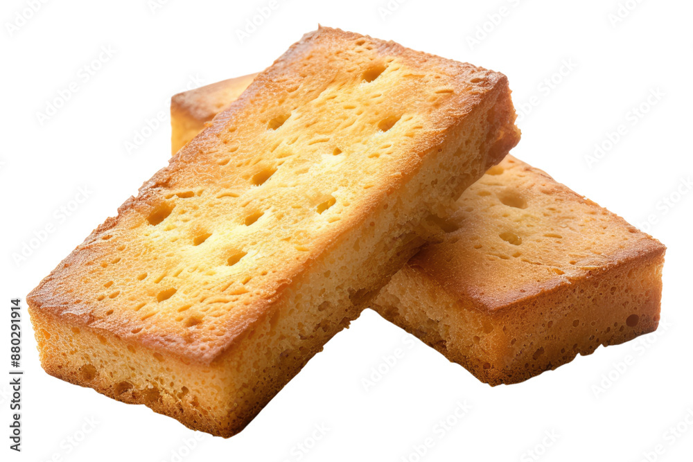 Cake rusk isolated on transparent background Cake rusk isolated on transparent background