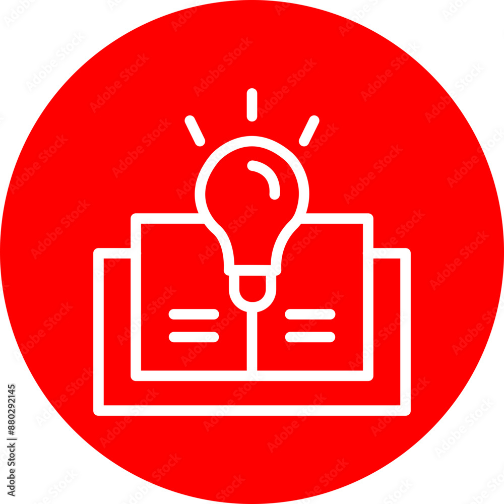 Inspiration Vector Line White Circle Red Inspiration Vector Line White Circle Red