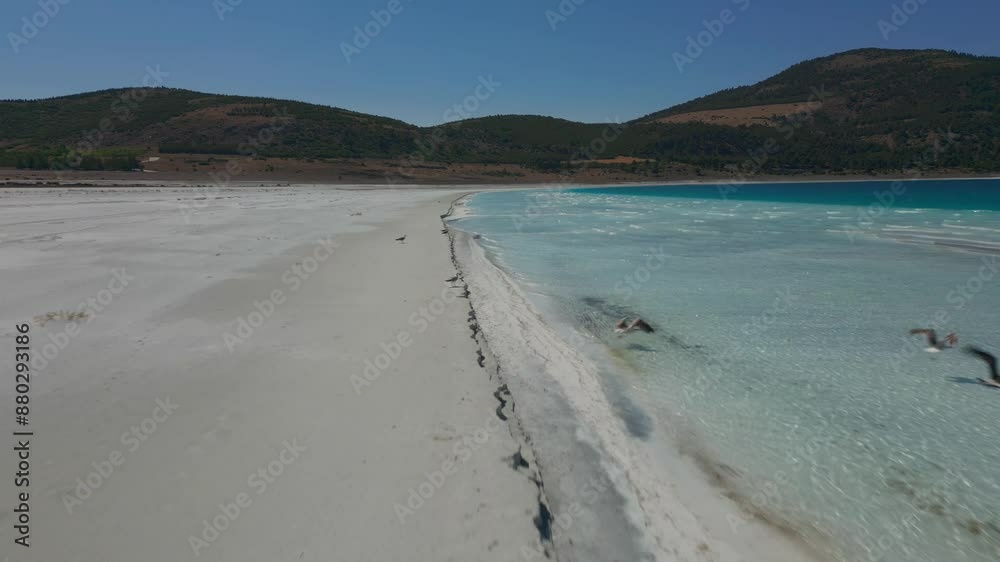 Views of Salda Lake in Burdur Turiye Views of Salda Lake in Burdur Turiye