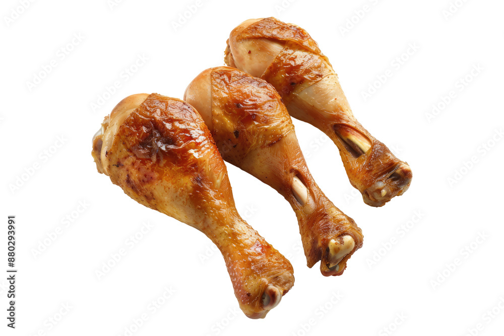 Chicken drumsticks isolated on transparent background Chicken drumsticks isolated on transparent background